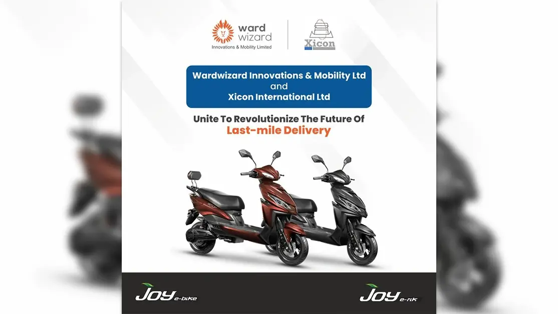 Wardwizard and XiCon International Join Forces to Deploy 7,500 ‘Joy e-bike’ Electric Scooters